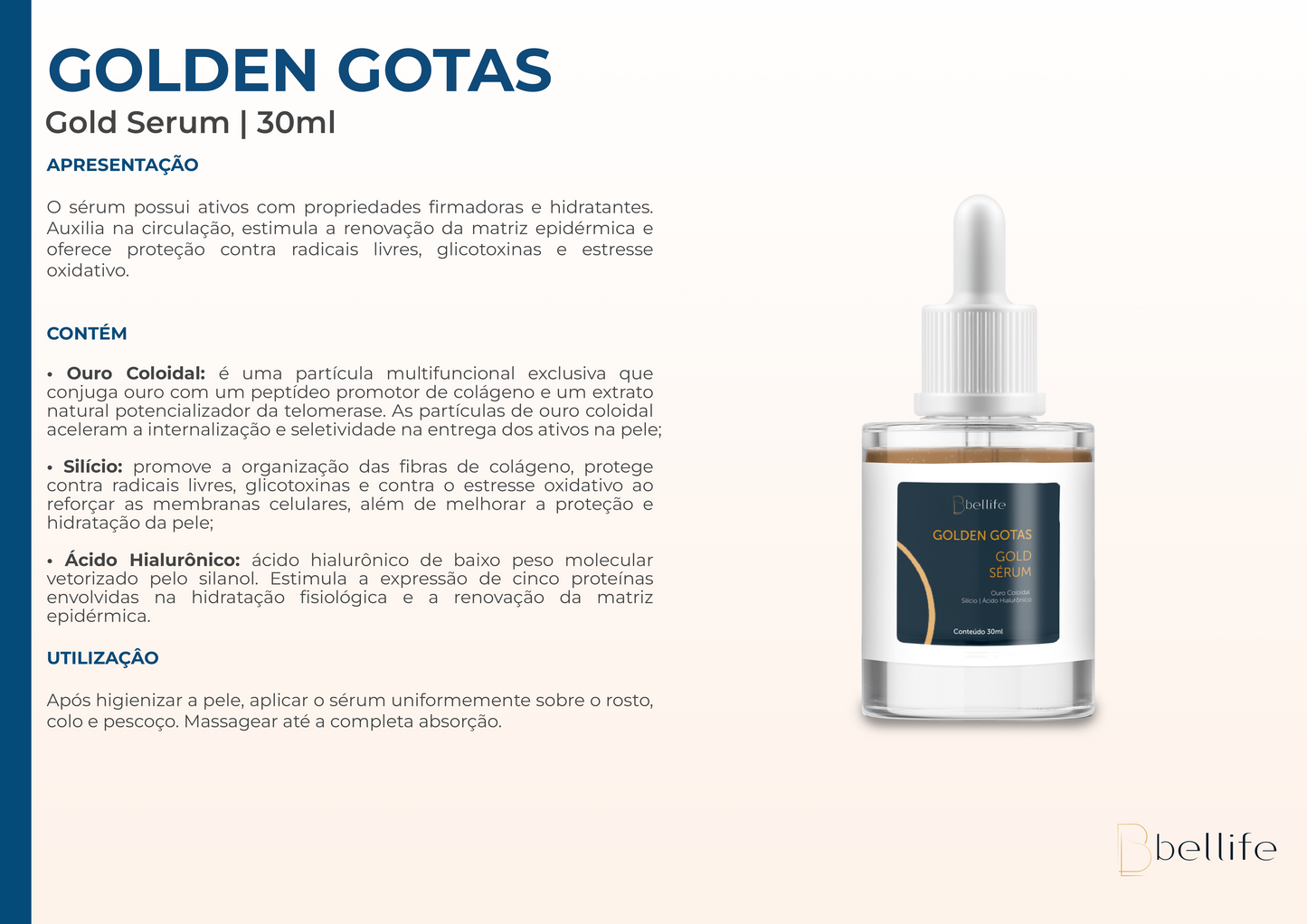 Golden Gotas - Sérum Gotas de Ouro - Rejuvenescedor