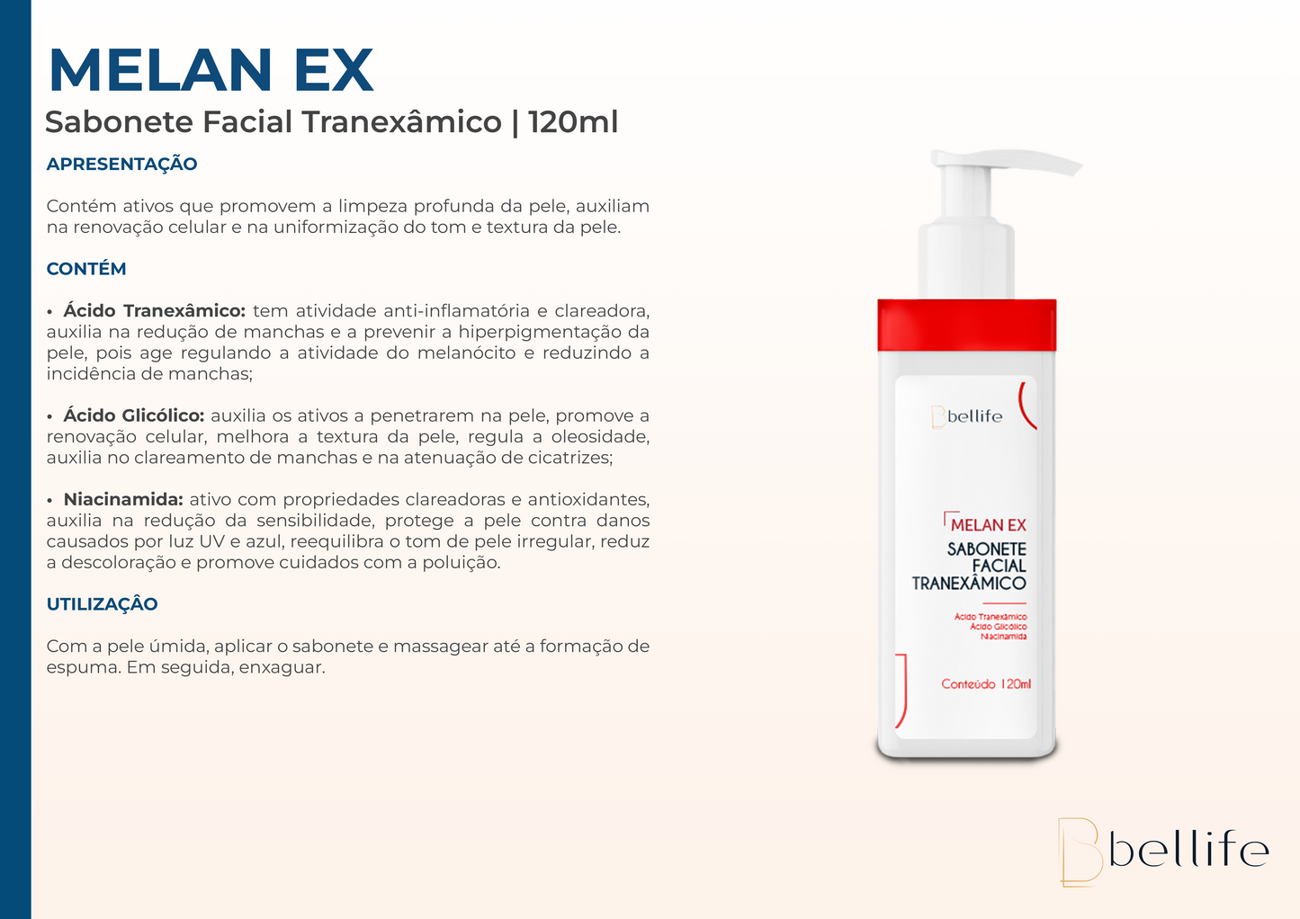 Sabonete Facial Tranexâmico